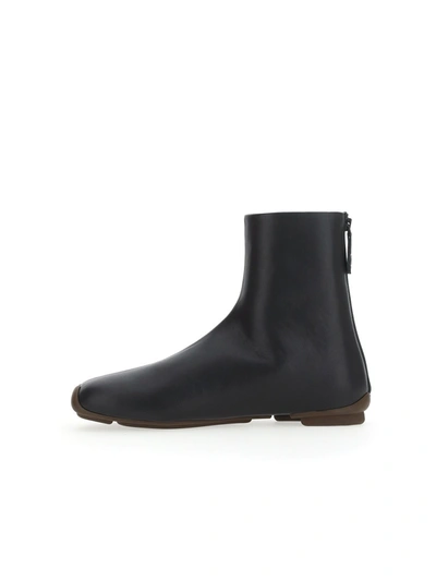 Shop Burberry Boots In Ebony Browne