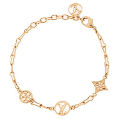 Pre-owned Louis Vuitton Gold Tone Forever Young Bracelet