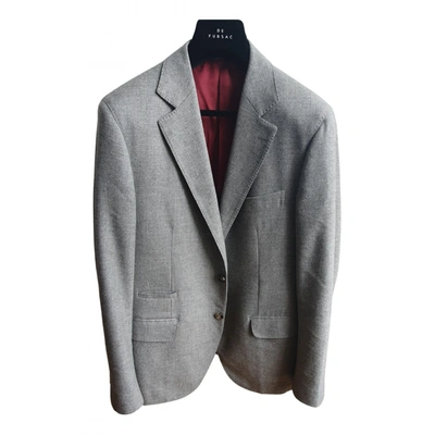 Pre-owned Brunello Cucinelli Wool Vest In Grey