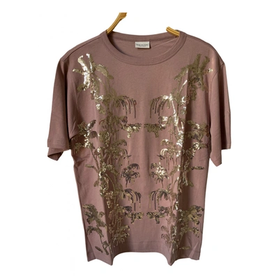 Pre-owned Dries Van Noten T-shirt In Pink