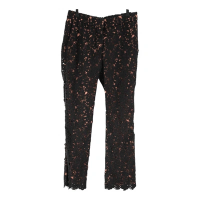 Pre-owned Mulberry Trousers In Black