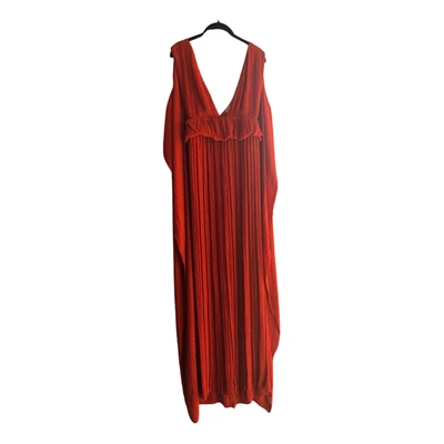 Pre-owned Chloé Maxi Dress In Red