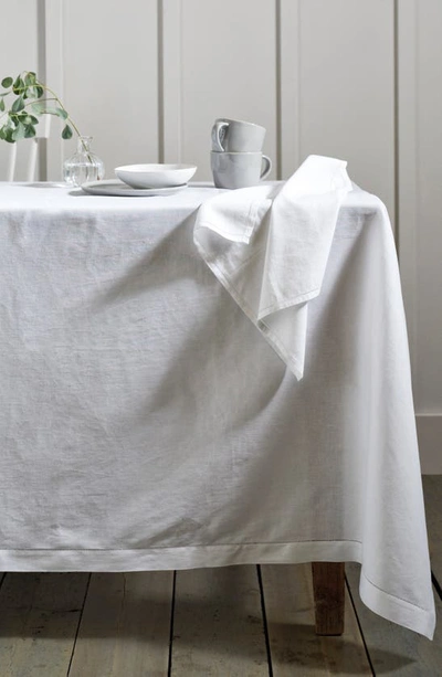 Shop The White Company Seville Tablecloth In White