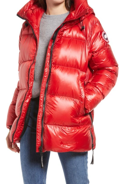 Shop Canada Goose Cypress Packable Puffer Jacket In Red