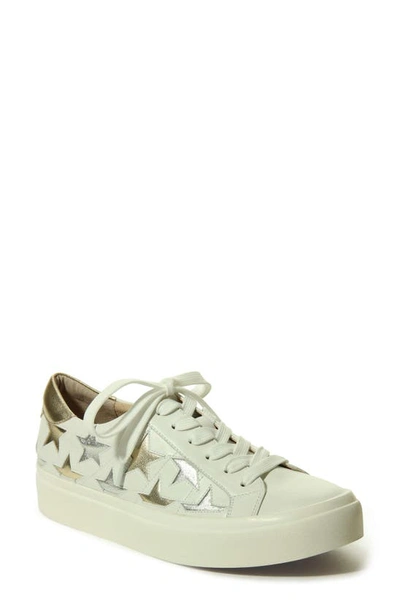 Shop Vaneli Yolen Platform Star Sneaker In White/ Multi Metallic