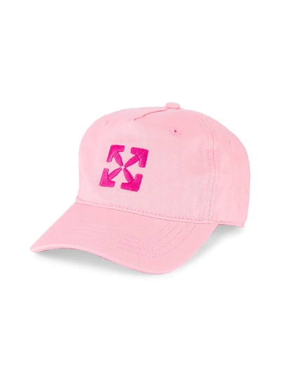 Shop Off-white Kid's Arrow Baseball Cap In Pink