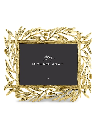 Shop Michael Aram Olive Branch Gold-plated Frame