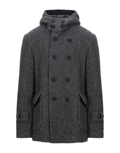 Shop Addiction Italian Couture Coats In Grey