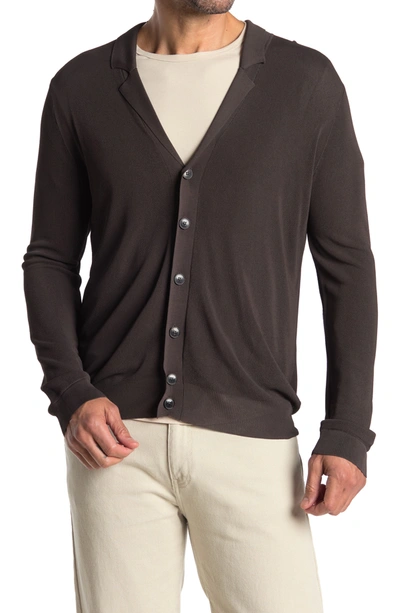 Shop Valentino Knit Cardigan In Brown