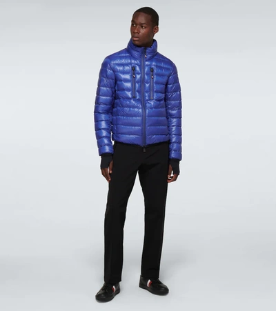 Shop Moncler Hers Down-padded Jacket In Blue