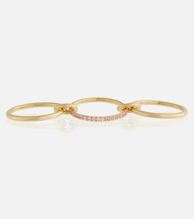 Spinelli Kilcollin 18kt Yellow Gold Ring With Sapphire In Gold