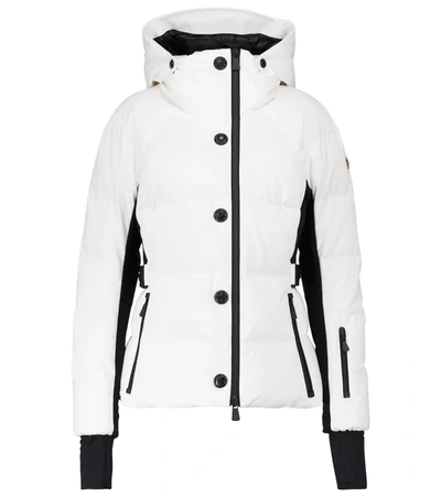 Shop Moncler Guyane Down Ski Jacket In White