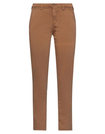 Shop 40weft Woman Pants Brown Size 8 Cotton, Elastane