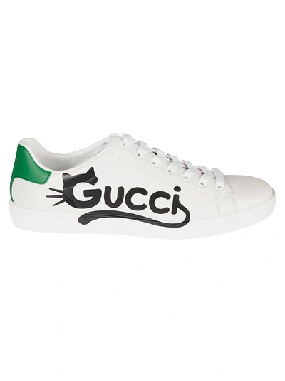 Shop Gucci Demerta Sneakers In Bianco