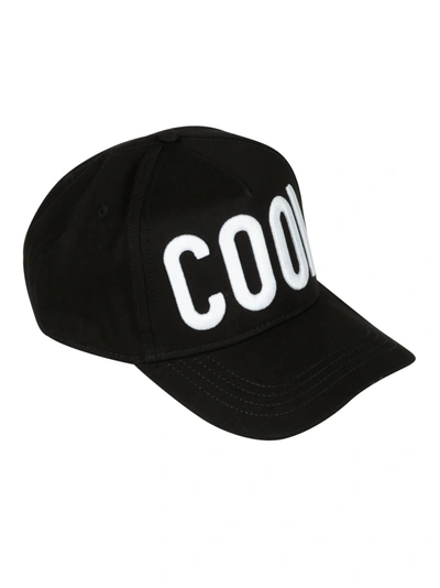 Shop Dsquared2 Cool Logo Baseball Cap In Black