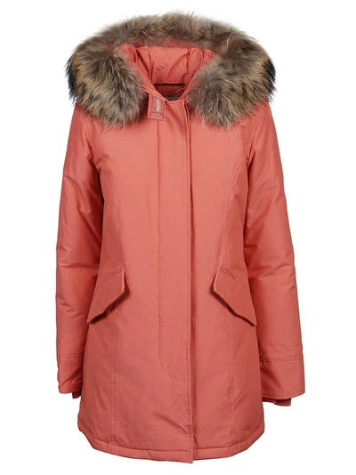 Woolrich Arctic Raccoon Parka In Rosa Scuro | ModeSens