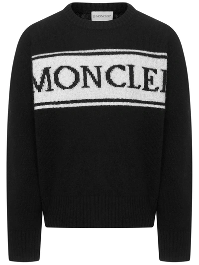 Shop Moncler Enfant Sweater In Black