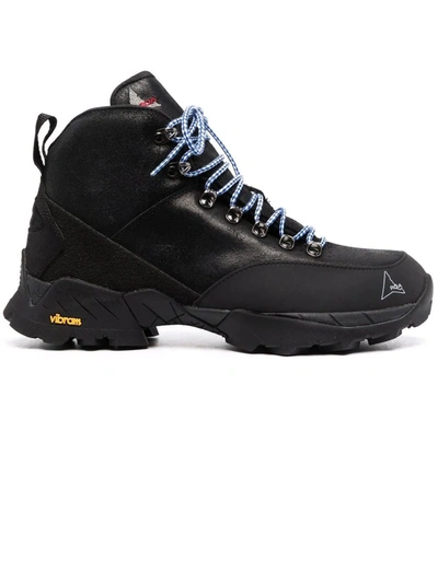 Shop Roa Black Andreas Leather Hiking Boots In Nero