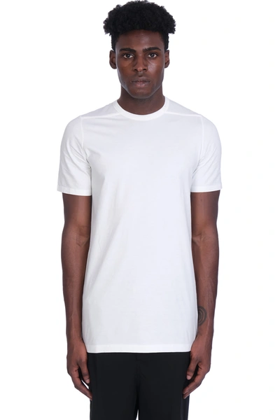 Shop Rick Owens Level T T-shirt In White Cotton