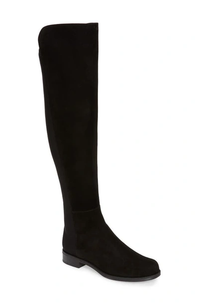 Shop Stuart Weitzman 5050 Over The Knee Boot In Blasue