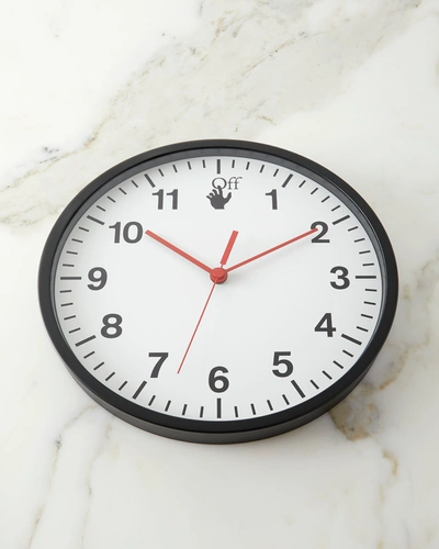 Shop Off-white Wall Clock In White