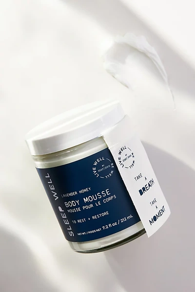 Shop Mer-sea & Co. Live Well, Be Well Body Mousse In Blue