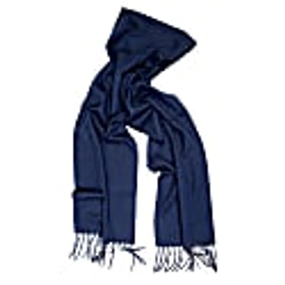 Kinalba Oban Navy Cashmere Scarf In Cashmere
