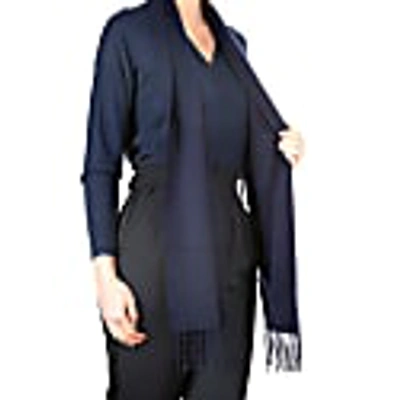Kinalba Oban Navy Cashmere Scarf In Cashmere