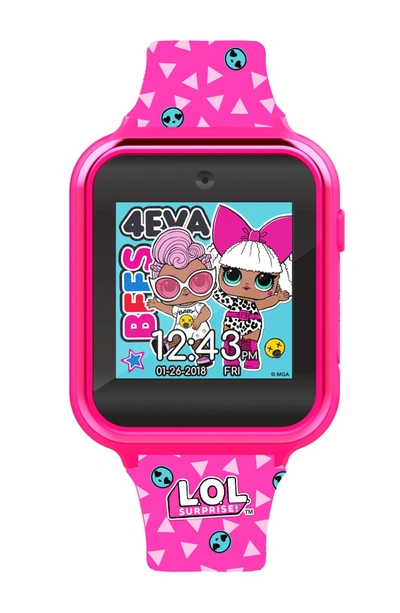 Shop Accutime Kids L.o.l Surprise! Itime Interactive Smart Watch, 38mm X 44.5mm In Pink