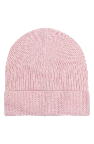 Shop Vince Camuto Cashmere Knit Beanie In Blush