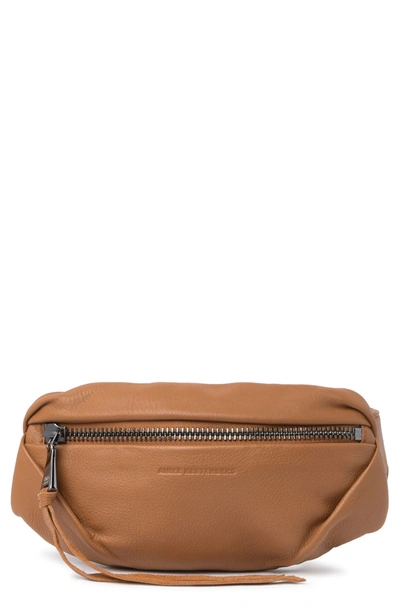 Shop Aimee Kestenberg Milan Leather Belt Bag In Chestnut Brown W/ Sh