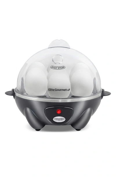 Shop Maxi-matic Elite Gourmet Easy Egg Cooker In Dark Grey