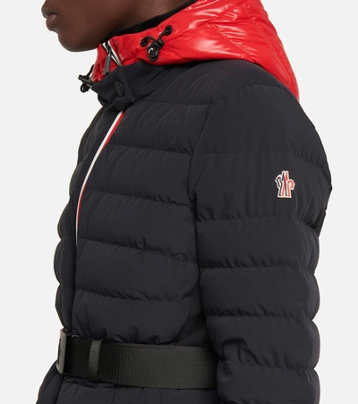 Shop Moncler Bruche Down Ski Jacket In Black