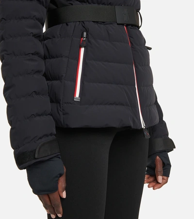 Shop Moncler Bruche Down Ski Jacket In Black