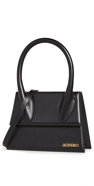 Jacquemus Small Handle And Removable Shoulder Strap In Black