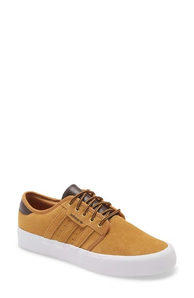 Shop Adidas Originals Seeley Xt Skate Sneaker In Brown/ Brown/ White