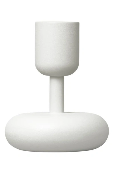 Shop Iittala Nappula Candleholder In White