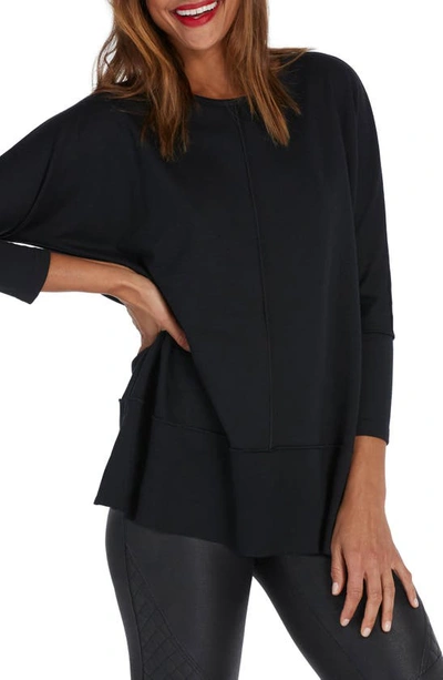 Shop Spanxr Perfect Length Dolman Sleeve Top In Very Black