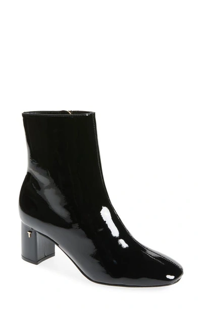 Shop Ted Baker Nyomie Bootie In Black Leather Top Grain