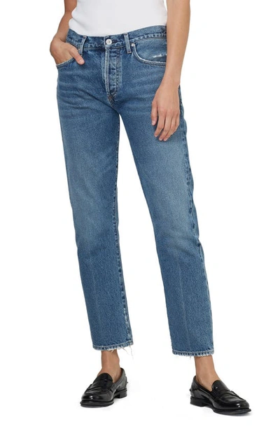 Shop Citizens Of Humanity Emerson Ankle Slim Fit Boyfriend Jeans In Big Sky Md Vint Indigo