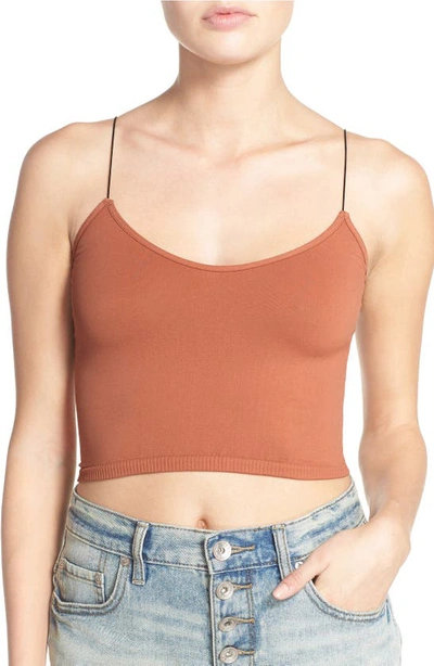 Shop Free People Intimately Fp Crop Top In Copper