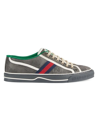 Shop Gucci Men's  Tennis 1977 Sneakers In Grey