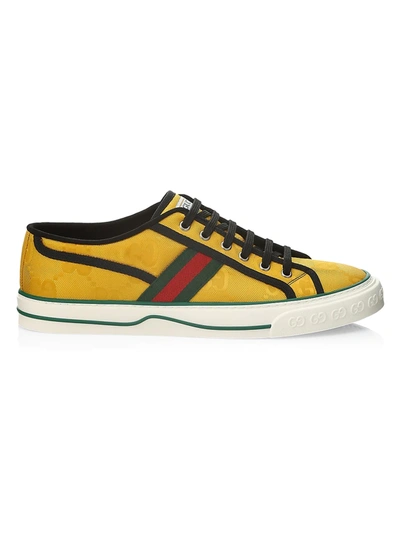 Shop Gucci Men's  Tennis 1977 Sneakers In Yellow