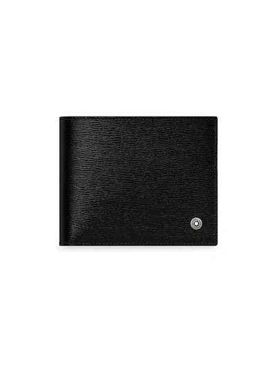 Shop Montblanc 4810 Westside Leather Bi-fold Wallet In Black