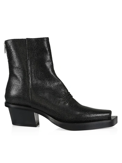 Shop Alyx Leone Leather Ankle Boots In Black