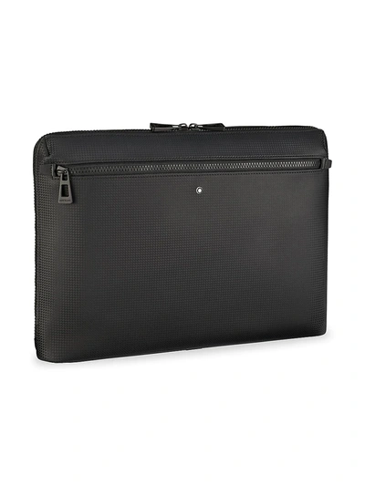 Shop Montblanc Extreme 2.0 Leather Laptop Case In Black