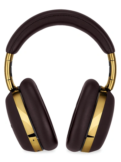 Shop Montblanc Men's Mb 01 Over-ear Headphones In Brown