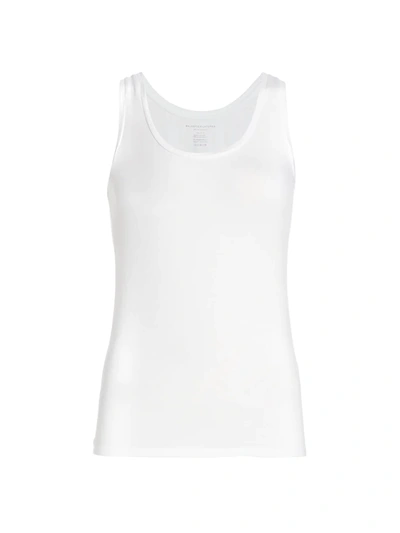 Shop Majestic Women's Soft Touch Scoop-neck Tank In Blanc