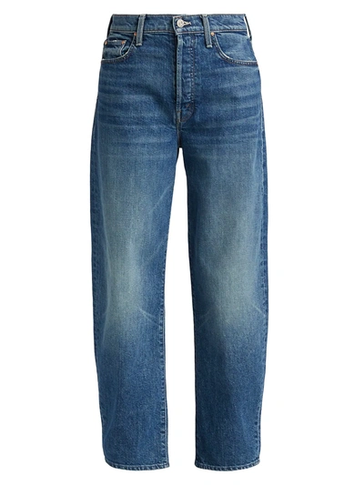 Shop Mother Women's The Curbside Ankle Jeans In Cowboys Dont Cry