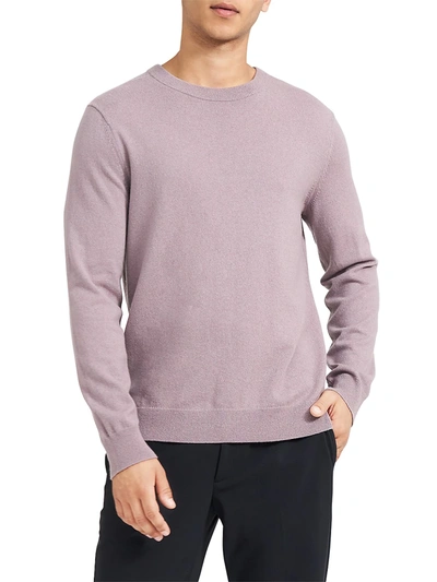 Shop Theory Men's Cashmere Pullover Sweater In Dusty Orchid